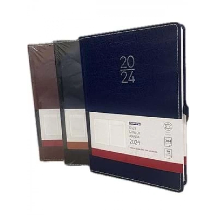 3E Grup - Gıpta Eko 17x24 Günlük Çizgili Ajanda 106-esk (2024)