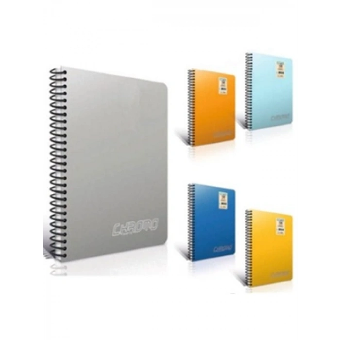 3E Grup - Gıpta Feather A4 Pp Kapak Spiralli Defter Kareli 80 Yp 5912