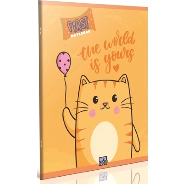 3E Grup - Gıpta First A5 Tel Dikişli Karton Kapak Defter Çizgili 40 Yp 5026