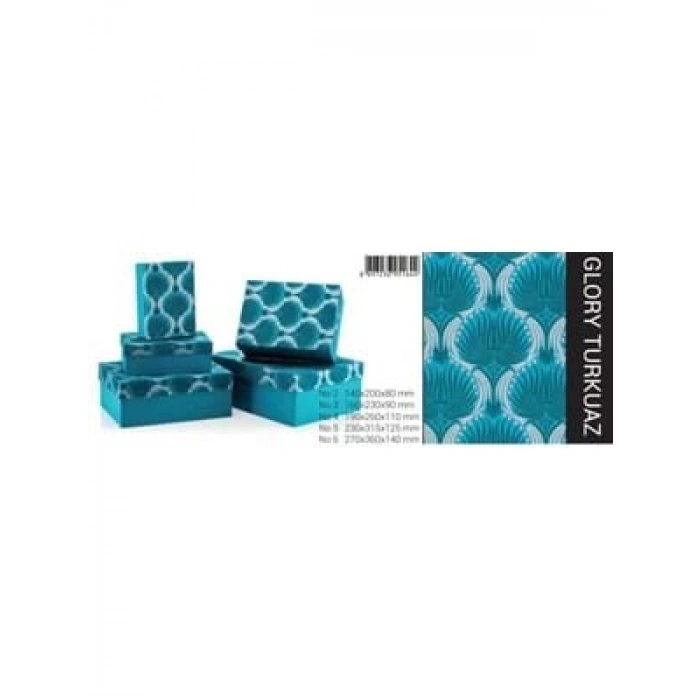 3E Grup - Gıpta Glory Dikdörtgen Hediye Kutusu No:4 Bx16440