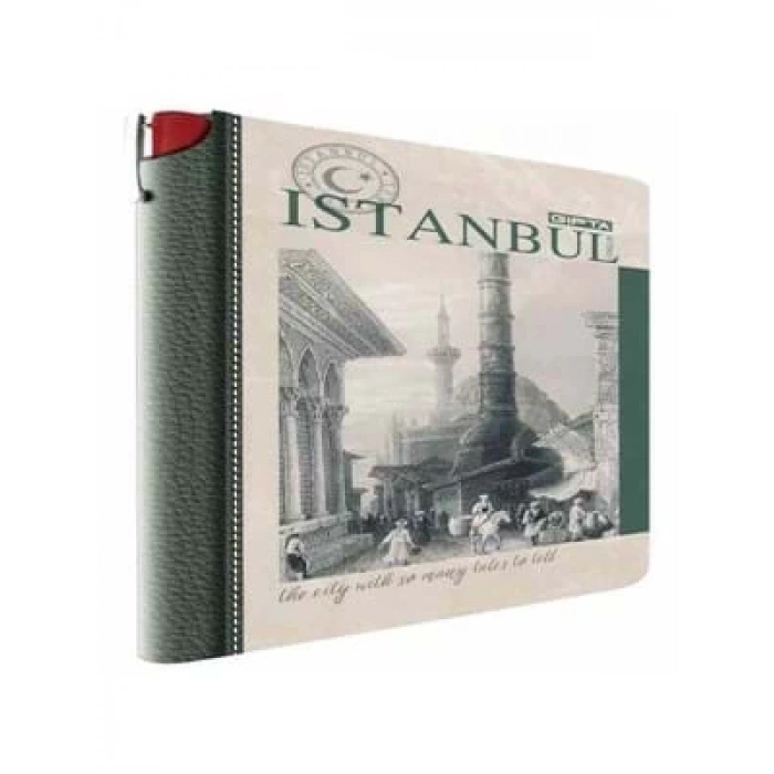 3E Grup - Gıpta İstanbul Retro 9x14 96yp Ciltli Defter 2319
