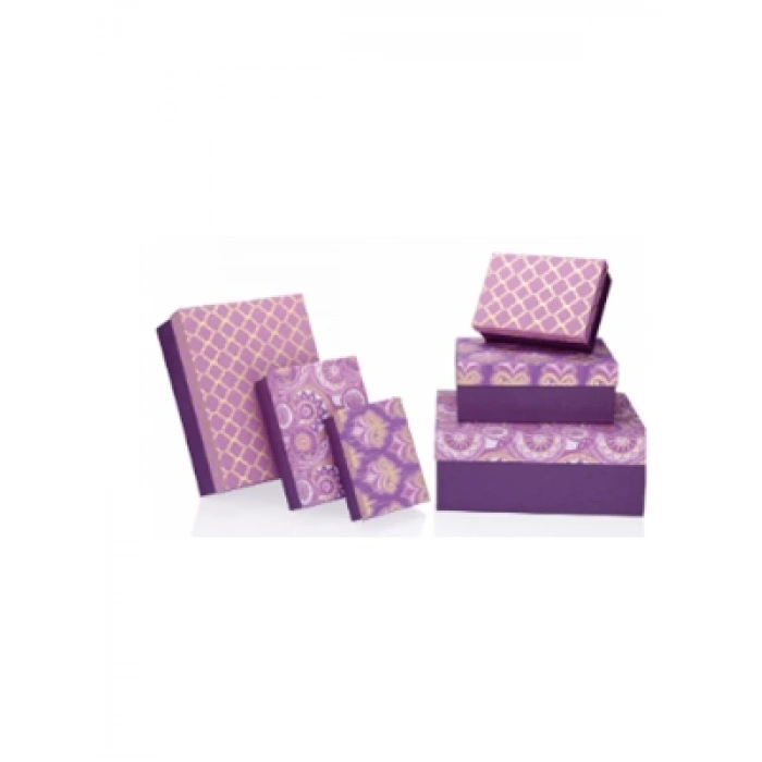 3E Grup - Gıpta Lorin Dikdörtgen Hediye Kutusu No:4 Bx67190