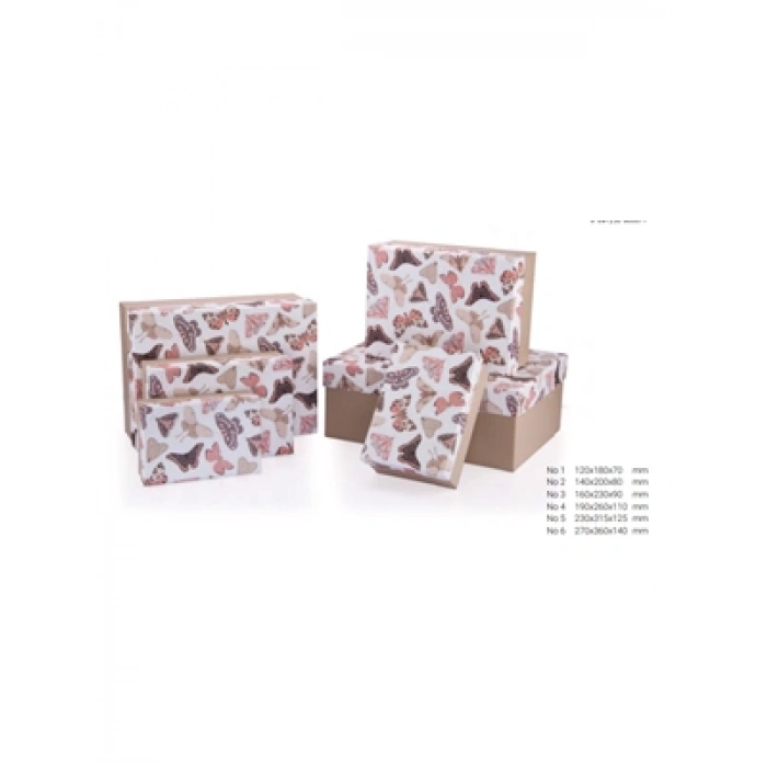 3E Grup - Gıpta Nabi Dikdörtgen Hediye Kutusu No:2 Bx0871