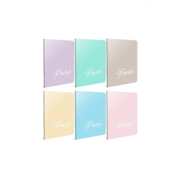 3E Grup - Gıpta Pastels A4 Pp Kapak Defter Dikişli Kareli 60 Yp 4116