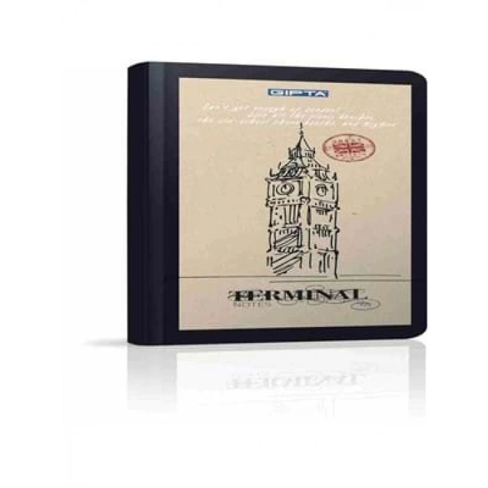3E Grup - Gıpta Terminal 9x17 Cm Sert Kapak Defter Çizgili 120 Yp 2734