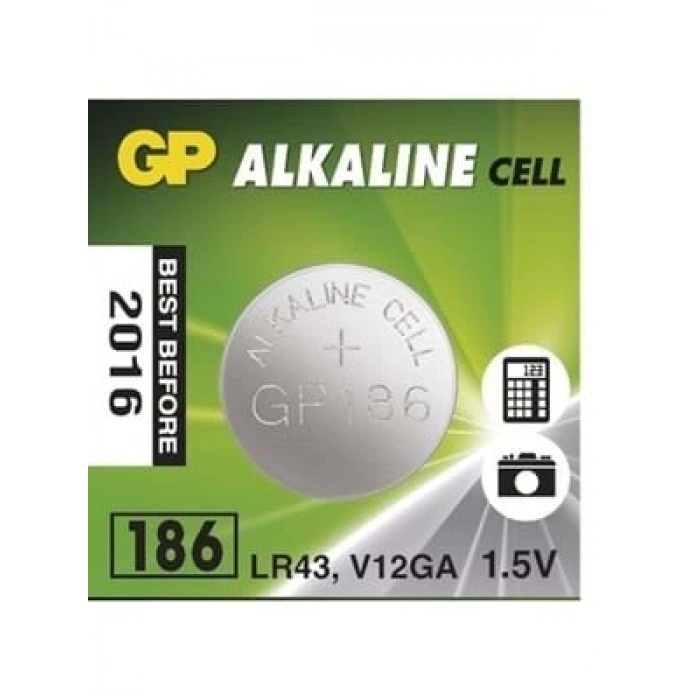 3E Grup - Gp Lr43 186 1,5 Volt Pil 2016