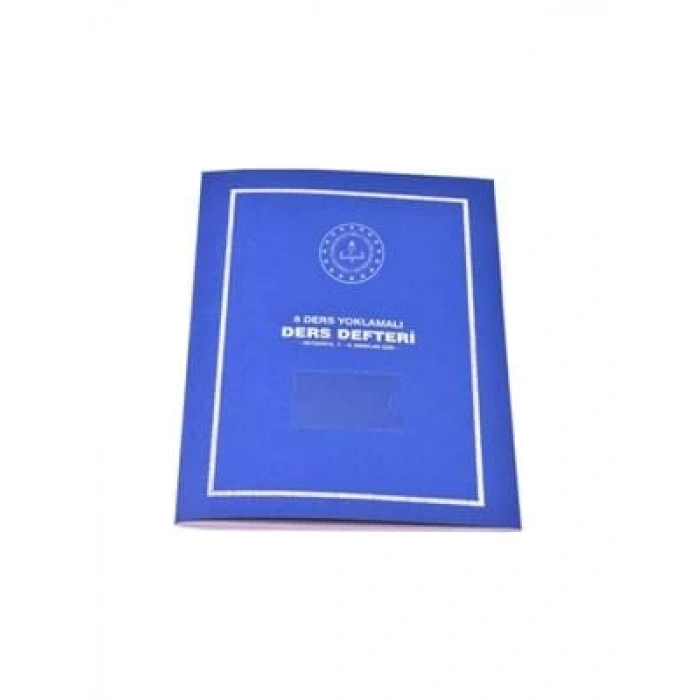 3E Grup - Gülpaş 6 Ders Yoklamalı Ders Defteri Ortaokul İçin Pp Kapak 389
