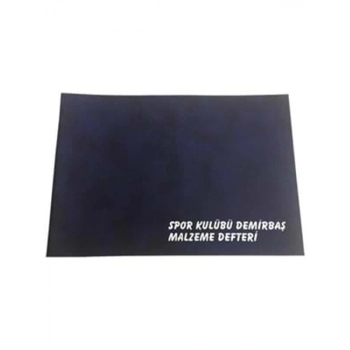 3E Grup - Gülpaş Spor Kulubü Demirbaş Malzeme Defteri