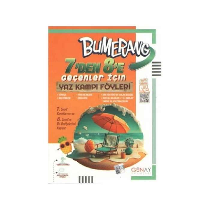 3E Grup - Günay Yay.- 7den 8e Geçenler İçin Bumerang Yaz Kampı Föyleri 2324