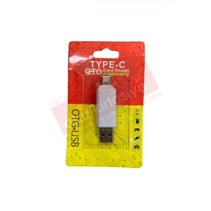 3E Grup - Hadron Hdx-7026 Usb-a ve Type-c Sd Kart Okuyucu