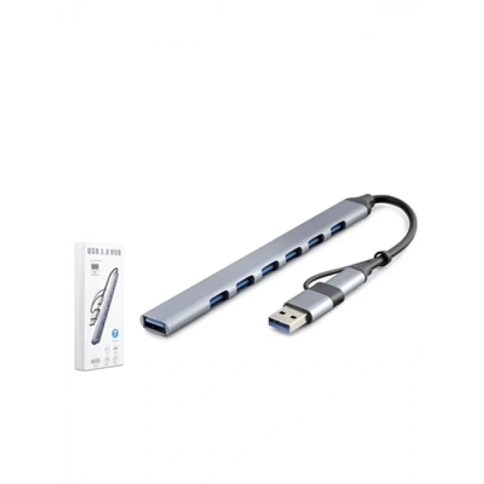 3E Grup - Hadron Hdx7033 Type-c ve Usb Girişli Çoğaltıcı Hub