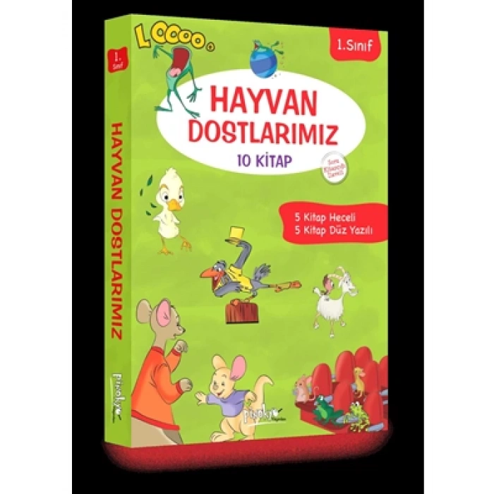 3E Grup - Hayvan Dostlarımız 1.sınıf 10 Kitap - Pinokyo Yayınları