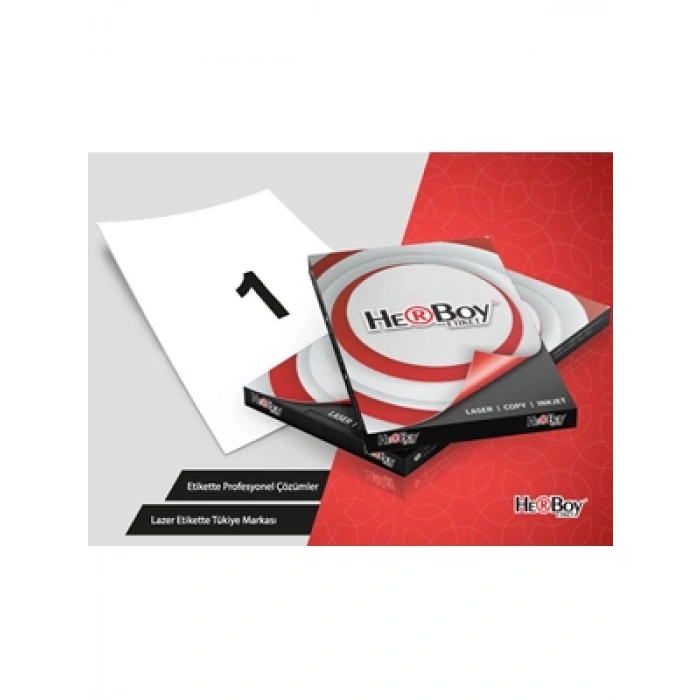 3E Grup - Herboy 210x297 Mm A4 Laser Etiket 100lü Hb-1000