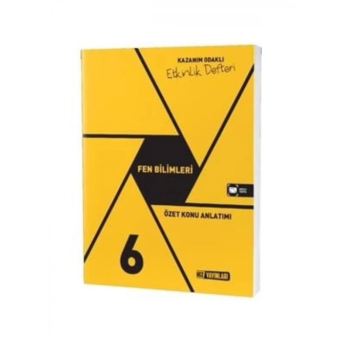 3E Grup - Hız Yay. -6.sınıf Fen Bilimleri Kazanım Odaklı Etkinlik Defteri 2425
