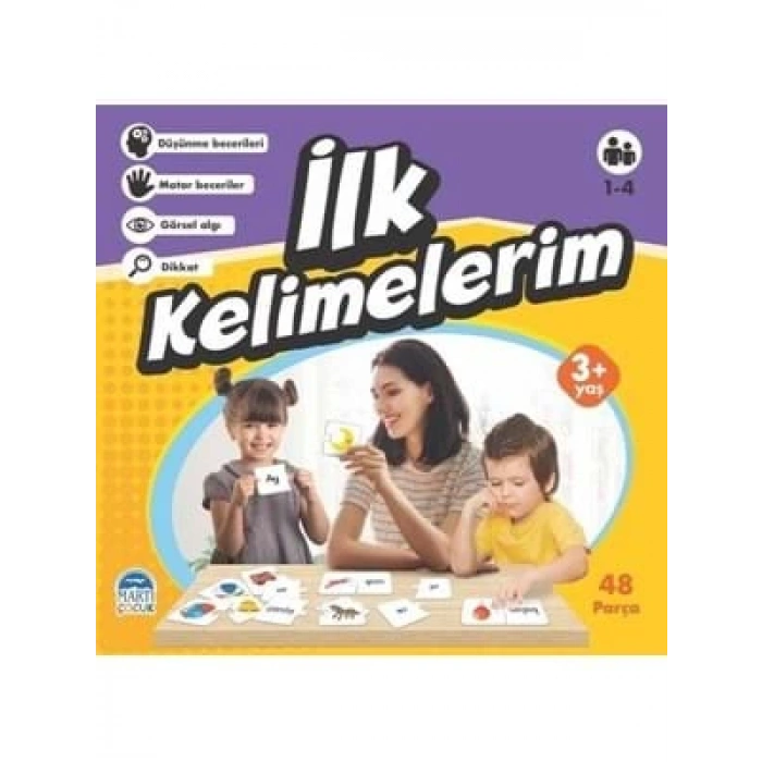 3E Grup - İlk Kelimelerim 48 Parça-martı Çocuk Yayınları