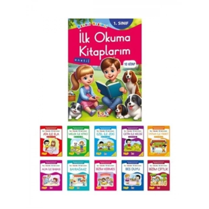 3E Grup - İlk Okuma Kitaplarım 10 Kitap (1. Sınıflar İçin) - Bıcırık Yayınları