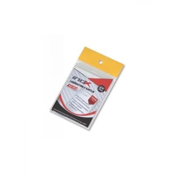 3E Grup - Inox 74x104 Mm Dikey Laminasyonlu Kartlık 5li 5954