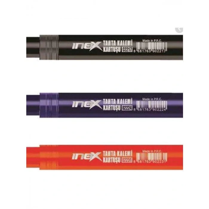 3E Grup - Inox Beyaz Tahta Kalemi Refili Siyah 02217