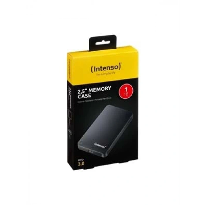3E Grup - Intenso 1tb Usb 3.0 2.5 Taşınabilir Harici Harddisk Siyah