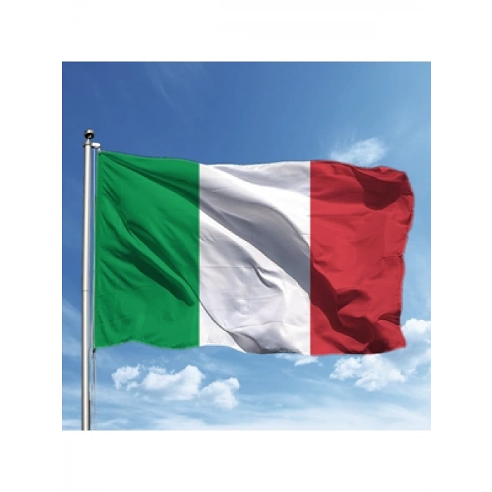 3E Grup - Kale 100x150 Raşel Yabancı Devlet Bayrağı İtalya