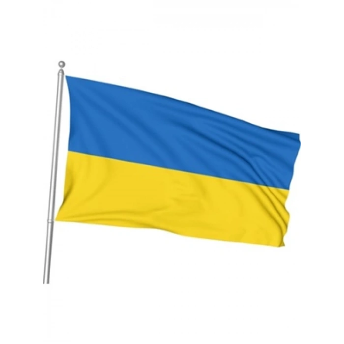 3E Grup - Kale 70x105 Raşel Yabancı Devlet Bayrağı Ukrayna