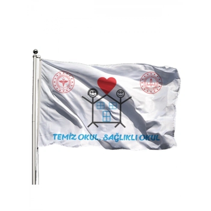 3E Grup - Kale 70x105 Temiz Okul Bayrağı