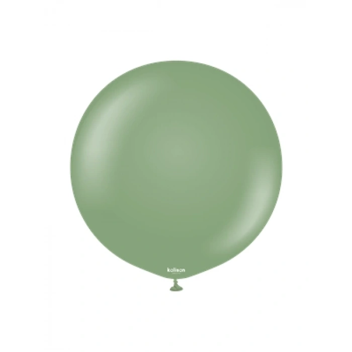 3E Grup - Kalisan 12 Düz Renkli Balon 100lü Okaliptus