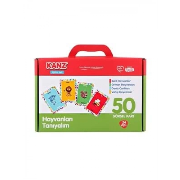 3E Grup - Kanz Hayvanları Tanıyalım Kartları 30822