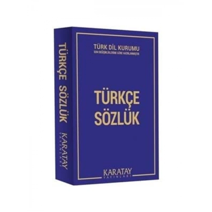 3E Grup - Karatay Yay.-türkçe Sözlük Lise Plastik Kapak
