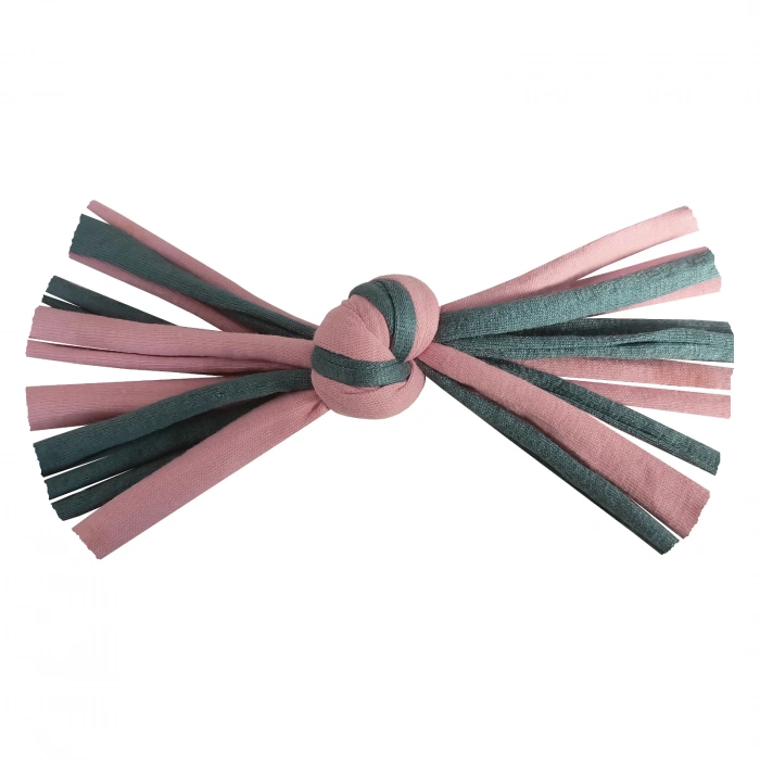 3E Grup - Kedi Oyuncağı Düğümlü İp 2 cm - 16 cm Pembe-Mavi