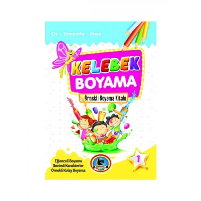 3E Grup - Kelebek Boyama - Karatay Yayınları