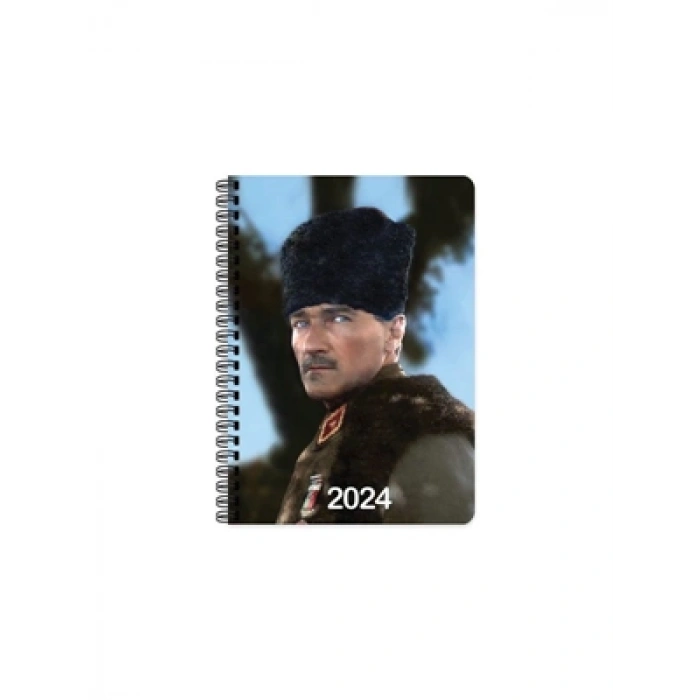 3E Grup - Keskin Color 17x24 Başkomutan Spiralli Günlük Ajanda 830365-99 (2024)