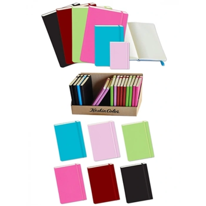 3E Grup - Keskin Color 17x24 Cm Soft Lastikli Defter Kareli 96 Yp