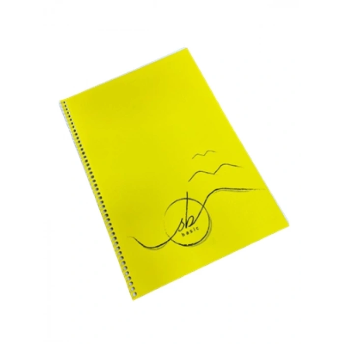 3E Grup - Keskin Color Basic A4 Pp Kapak Spiralli Defter Kareli 96 Yp 329232