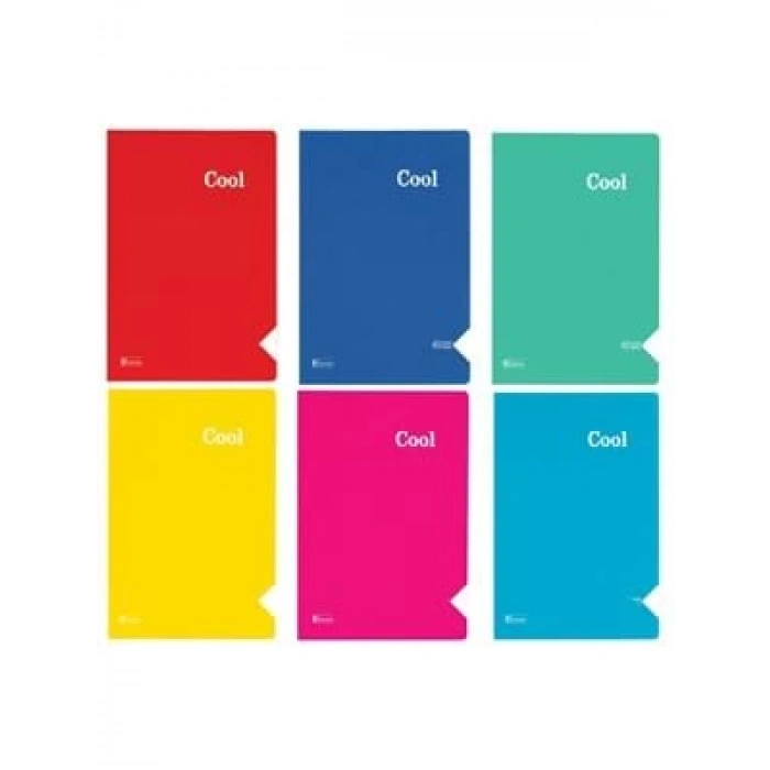 3E Grup - Keskin Color Cool A4 Pp Kapak Spiralli Defter Çizgili 40 Yp 321591-99