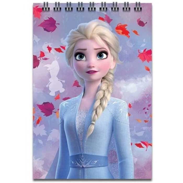 3E Grup - Keskin Color Frozen Iı A7 Spiralli Karton Kapak Bloknot Çizgili 42 Yp 140100-92