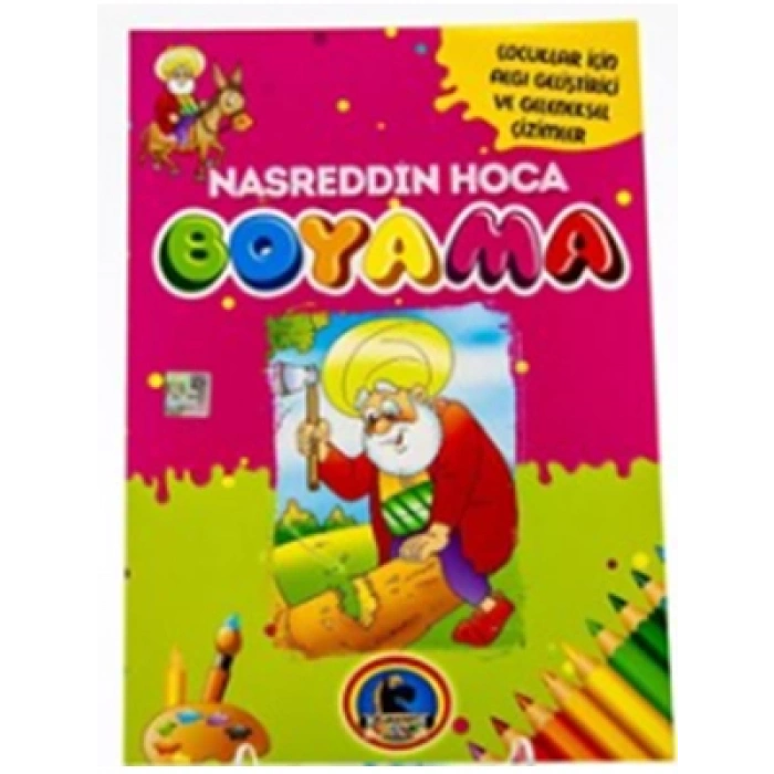 3E Grup - Keskin Color Nasreddin Hoca Renkli Boyama Kitabı 2