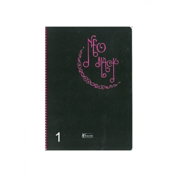 3E Grup - Keskin Color Neo Black A4 Pp Kapak Spiralli Defter Kareli 80 Yp 324622-99