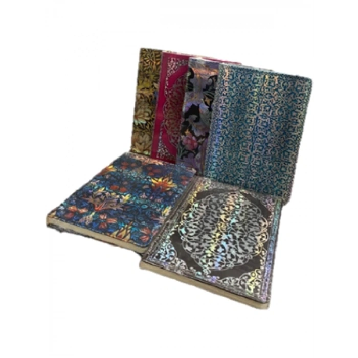 3E Grup - Keskin Color Pella Paper 12x17 Ciltli Defter Çizgili Ivory Kağıt 160 Yp Vitray 147905-99