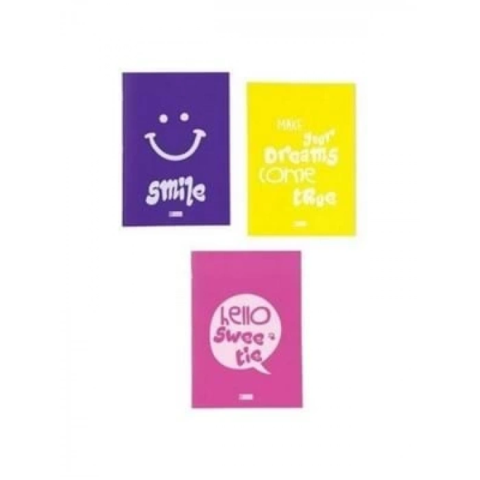 3E Grup - Keskin Color Slogan A4 Pp Kapak Dikişli Defter Kareli 80 Yp 326722