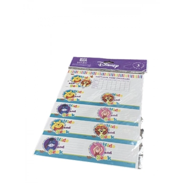 3E Grup - Keskin Color Winnie Ders Prog.etiket 3 Lü