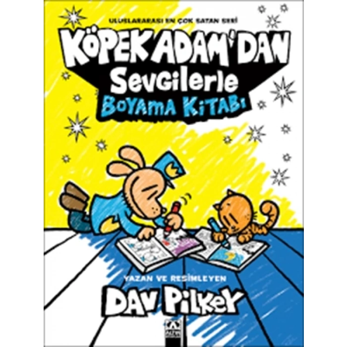 3E Grup - Köpek Adamdan Sevgilerle Boyama Kitabı - Altın Kitaplar