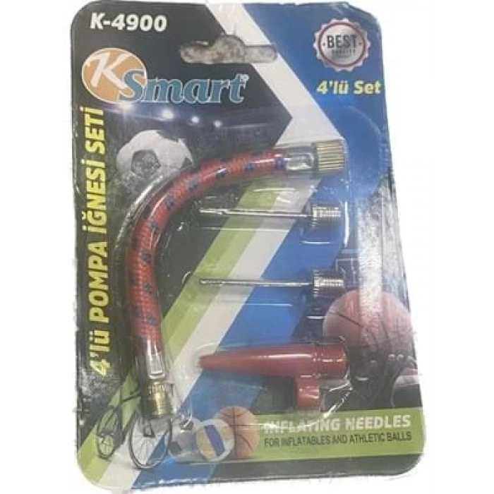 3E Grup - Ksmart Pompa İğnesi Seti 4 Lü K-4900