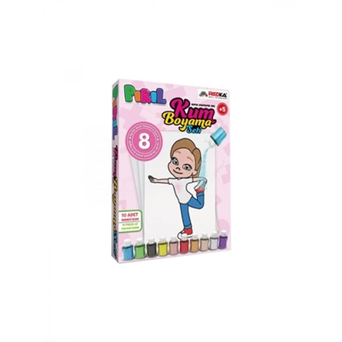3E Grup - Kumtoys Pırıl Kum Boyama Seti Rd5456