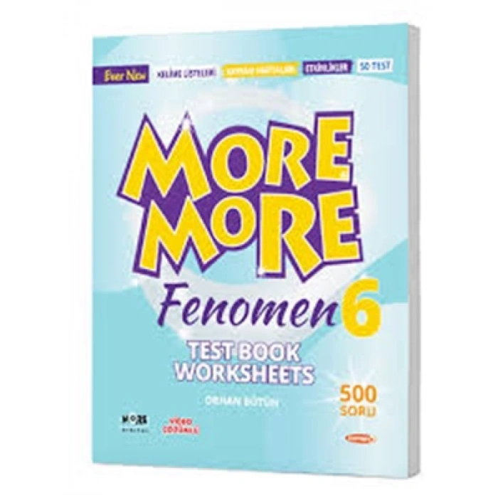 3E Grup - Kurmay Yay.-6.sınıf More&more Fenomen İngilizce Test Kitabı 575 Soru 2425