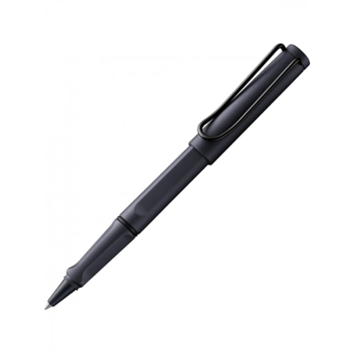 3E Grup - Lamy Safari Roller Kalem Metal Klips Steel Black 3e2-sb