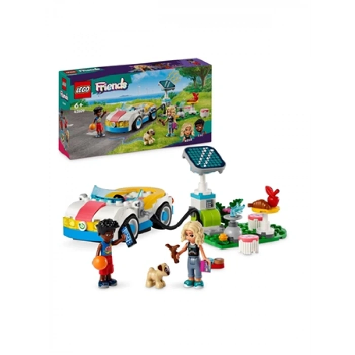 3E Grup - Lego Friends Elektrikli Araba ve Şarj İstasyonu Lgf42609