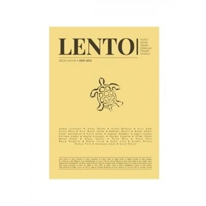 3E Grup - Lento Dergi Seçki Sayısı 2021-2022