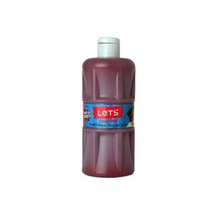 3E Grup - Lets Akrilik 500 Ml Boya Kahve L-5308