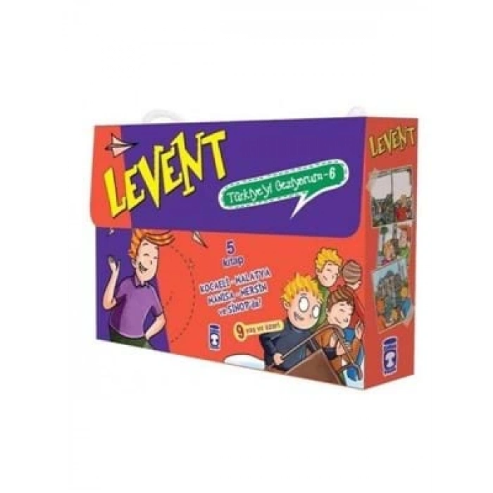 3E Grup - Levent Türkiyeyi Geziyorum 6-5 Kitap-timaş Yayınları